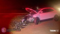 Colisão frontal deixa um morto na PR-497 em Itaipulândia