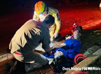Testemunha de acidente grave se torna vítima em queda de moto no Bairro Cidade Nova