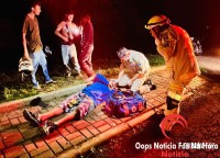 Testemunha de acidente grave se torna vítima em queda de moto no Bairro Cidade Nova