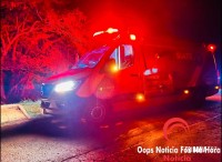 Testemunha de acidente grave se torna vítima em queda de moto no Bairro Cidade Nova