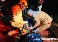 Testemunha de acidente grave se torna vítima em queda de moto no Bairro Cidade Nova