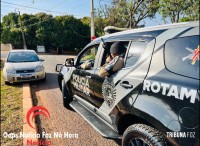 ROTAM recupera veículo roubado na região do Gleba Guarani em Foz do Iguaçu 