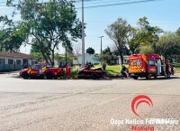 Motociclista fica ferido após acidente com veículo do CCZ em Foz do Iguaçu