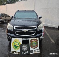 Forças policiais recuperam veículo furtado no estado de São Paulo e prendem condutor em flagrante em Foz do Iguaçu