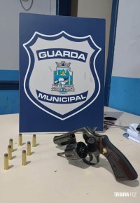 Guarda Municipal apreende revolver 38 após abordagem de veículo