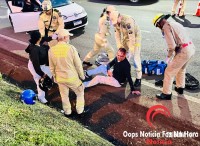 Três pessoas ficam feridas em acidente entre motocicletas na BR-277