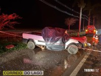 Colisão frontal deixa um morto e três feridos em Santa Helena