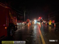 Colisão frontal deixa um morto e três feridos em Santa Helena