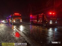 Colisão frontal deixa um morto e três feridos em Santa Helena