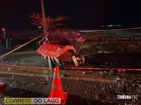 Colisão frontal deixa um morto e três feridos em Santa Helena