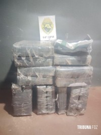 PM apreende 200 Kg de maconha e prende traficante no Bairro Morumbi em Foz do Iguaçu