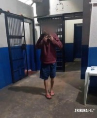 Guarda Municipal cumpre mandado de prisão durante operação na área central da cidade