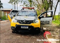 PM recupera veículo roubado no bairro Gleba Guarani