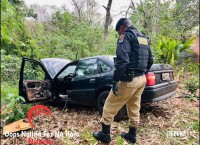 PM recupera veículo roubado no bairro Gleba Guarani