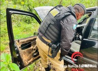 PM recupera veículo roubado no bairro Gleba Guarani