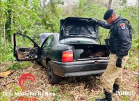 PM recupera veículo roubado no bairro Gleba Guarani