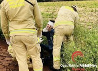 Homem sofre queda de bicicleta após ingerir bebida alcoólica no bairro Três Bandeiras