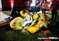 Motociclista fica ferido após ser fechado por caminhonete na saída da BR-277 com Av. Paraná
