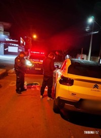Condutor é preso durante a madrugada por embriaguês ao volante