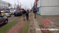 ROCAM frustra assalto em Foz do Iguaçu: Um baleado e dois presos no Jardim São Paulo