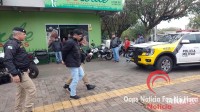 ROCAM frustra assalto em Foz do Iguaçu: Um baleado e dois presos no Jardim São Paulo