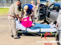 Colisão entre dois carros deixa uma pessoa ferida no Jardim São Luís