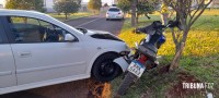 Motociclista fica gravemente ferido após colisão no Jardim Patriarca