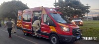 Motociclista fica gravemente ferido após colisão no Jardim Patriarca