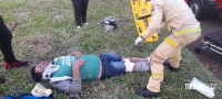 Motociclista fica gravemente ferido após colisão no Jardim Patriarca