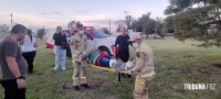 Motociclista fica gravemente ferido após colisão no Jardim Patriarca