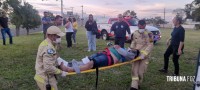 Motociclista fica gravemente ferido após colisão no Jardim Patriarca
