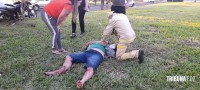 Motociclista fica gravemente ferido após colisão no Jardim Patriarca