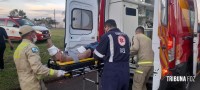 Motociclista fica gravemente ferido após colisão no Jardim Patriarca