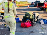 Motociclista fica em estado gravíssimo após acidente na Av. Perimetral Leste
