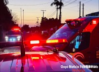 Homem sofre queda de plano elevado e é socorrido em estado grave no bairro Cidade Nova