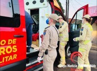 Homem sofre queda de plano elevado e é socorrido em estado grave no bairro Cidade Nova