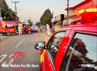 Homem sofre queda de plano elevado e é socorrido em estado grave no bairro Cidade Nova