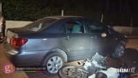 Colisão frontal deixa dois feridos na PR-495 em Missal