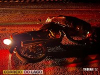 Acidente de moto resulta em vítima fatal na madrugada deste domingo em Santa Helena