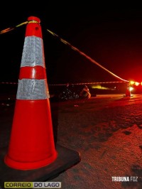 Acidente de moto resulta em vítima fatal na madrugada deste domingo em Santa Helena