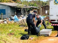 Corpo de homem enrolado em lençol é encontrado em terreno baldio no Jardim Universitário
