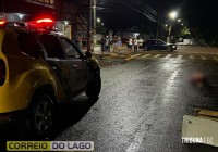 Homem morto a tiros é encontrado nas proximidades do portal da praia em Santa Helena