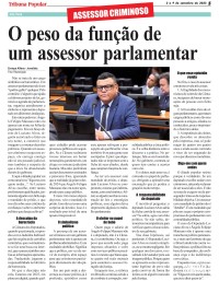 Dep. Luciano Alves tem como assessor um criminoso com Mandado de Prisão expedido