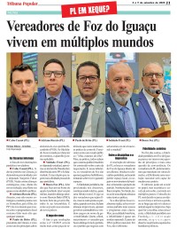 Fidelidade partidária bota cabresto nos vereadores de Foz