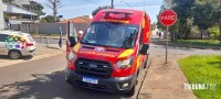Ciclista fica ferido em acidente entre carro e bicicleta no Campos do Iguaçu