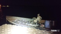 Forças policiais apreendem 1.040 Kg de maconha no Lago de Itaipu