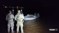 Forças policiais apreendem 1.040 Kg de maconha no Lago de Itaipu