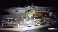 Forças policiais apreendem 1.040 Kg de maconha no Lago de Itaipu
