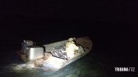 Forças policiais apreendem 1.040 Kg de maconha no Lago de Itaipu