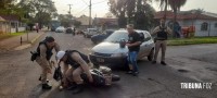 PM registra acidente de trânsito na Av. dos Imigrantes